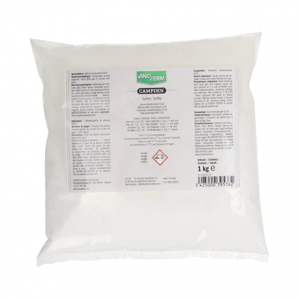 Kaliumpyrosulfit VINOFERM Campden 1 kg