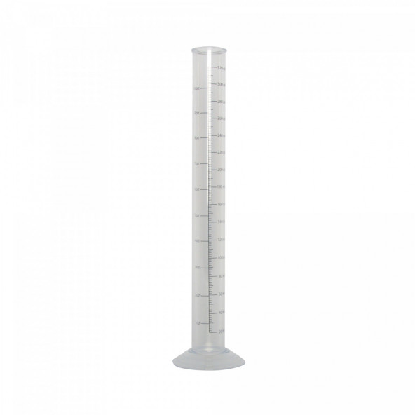 Graduierter Messzylinder 320 ml - alkoholbeständiger Kunststoff