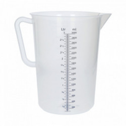 Messbecher Polypropylen graduiert 3000 ml