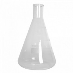 Erlenmeyer 3000 ml graduiert, hitzebeständig