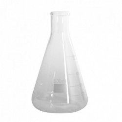 Erlenmeyer 500 ml graduiert, hitzebeständig