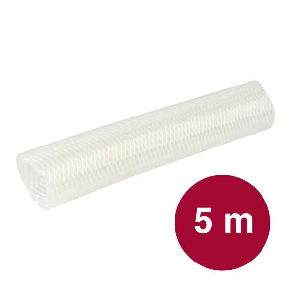 Verstärkter Silikonschlauch 28 x 38 mm pro 5 Meter