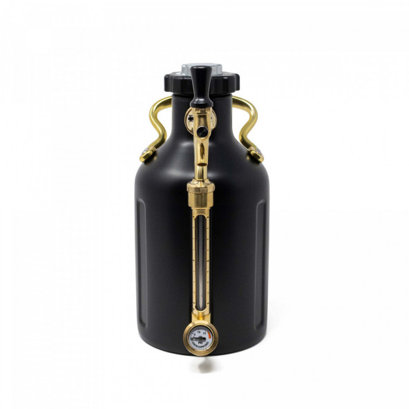 GrowlerWerks uKeg™ 64 schwarz matt - 1,9 l 2