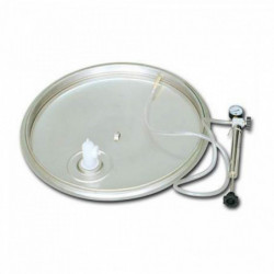 Edelstahl-Schwimmdeckel für Behälter mit Flachboden 400-500 l