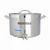 Brewferm Braukessel Edelstahl 20 l mit Kugelhahn (36 x 24 cm) 0