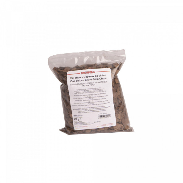 Brewferm Eichenholz Chips französisch - mittleres Toasting 250 g 1
