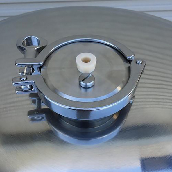 Ss Brewtech™ 3" TC mit 1/2" blow  off 3