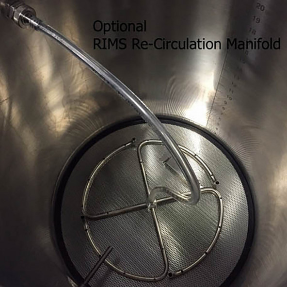 Ss Brewtech™ Schlauchtülle  3/8" auf  1/2"FPT Rändel 3