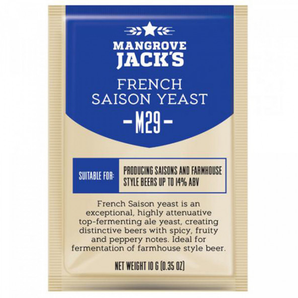 Trocken Bierhefe French Saison M29 - 10 g - Mangrove Jack's Craft Series