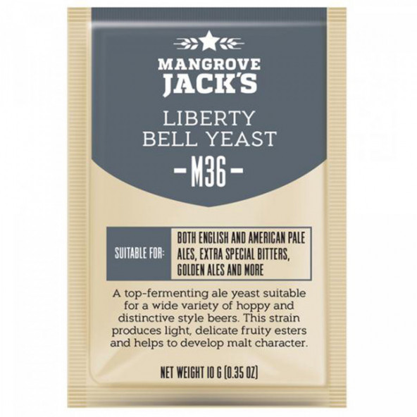 Trocken Bierhefe Liberty Bell Ale M36 - 10 g - Mangrove Jack's Craft Series
