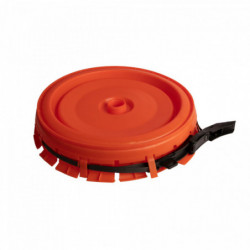Deckel orange für rundes Fass 60 l / 120 l