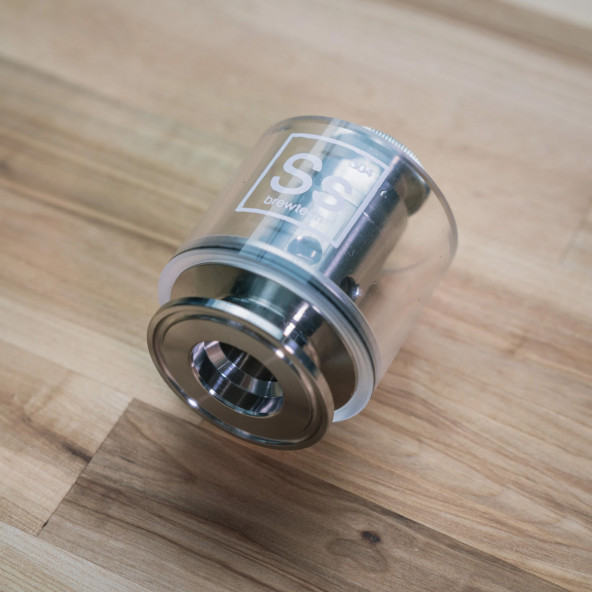 Ss Brewtech™ Sspunding Valve, einstellbares Druckbegrenzungsventil - 1,5" TC (ohne Skala) 2
