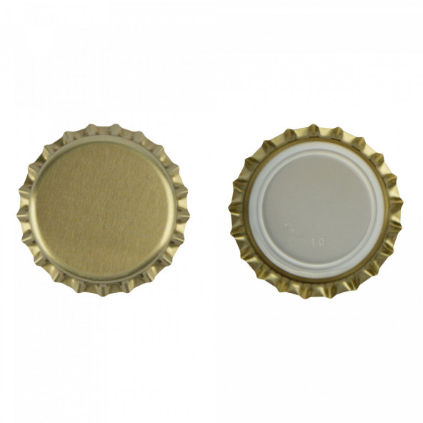 Kronkorken 26 mm gold 100 St. 1