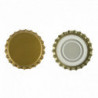 Kronkorken 29 mm gold - profilierte Einlage - 1.000 St. 1