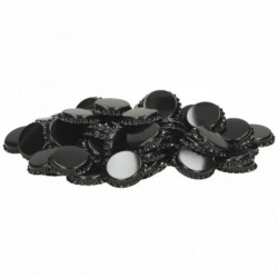 Kronkorken 26 mm schwarz 1.000 St.