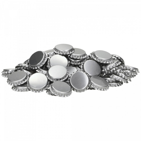 Kronkorken 26 mm silber 10.000 St.