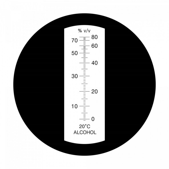 Refraktometer 0-80 Vol.-% mit ATC 5