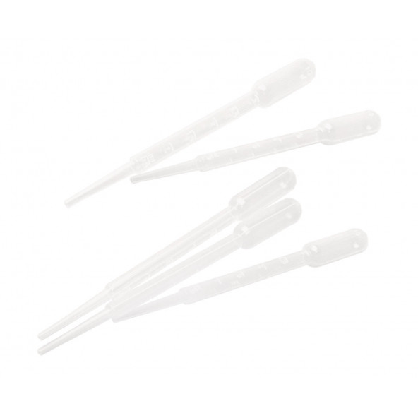 Pipette Kunststoff 3 ml, 5 Stück