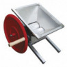 Traubenmühle 10 l mit Trichter aus Edelstahl 0