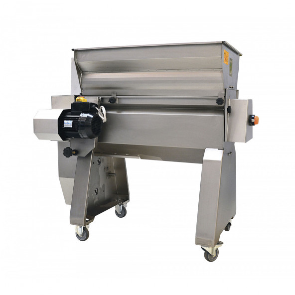 Abbeermaschine / Traubenquetscher  mit Gummilklappen und Anti-Riss-Trommel 7