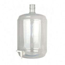 Gärflasche PET 23 Liter mit Hahn 5/16-7/16