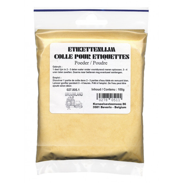 etikettenleim pulver 100 g