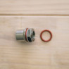 Ss Brewtech™ Whirlpool-Anschlussstück 1/2" (13 mm) MPT mit 1 Schottverschraubung 1