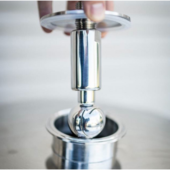 Ss Brewtech™ Kappe mit CIP-Sprühkugel 3" (76 mm) TC 2