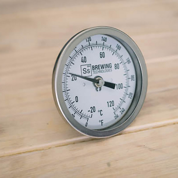 Ss Brewtech™ Thermometer (mit Ss Logo) für  Braukessel  mit Schottverschraubung 1