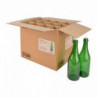 Sektflasche 75 cl, 560 g, grün, 29 mm, Karton 12 St. 0