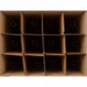 Weinflasche Bordeaux 75 cl, grün, Karton 12 St. 1