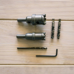 Ss Brewtech™ Bohr-Kit Carbide für Rezirkulations-Schottverschraubung (3 St.)