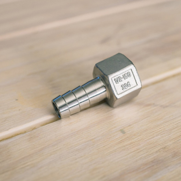 Ss Brewtech™ Schlauchtülle ½" auf ½" FPT 1