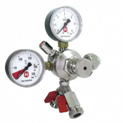 CO2-Druckregler 3 bar 2 Ausgänge