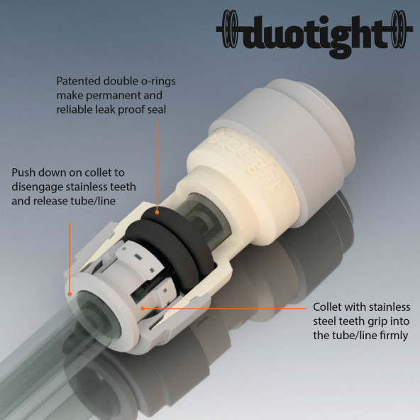 Duotight 8 mm (5/16”) Winkelstück 2