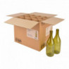 Weinflasche Burgund 75 cl, Olivengrün, Karton 12 St. 0
