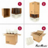 Bierflasche Porter 50 cl, braun, 26 mm, Karton 12 St. 3