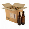 Bügelflasche 50 cl braun, ohne Verschluss, Karton 12 St. 0