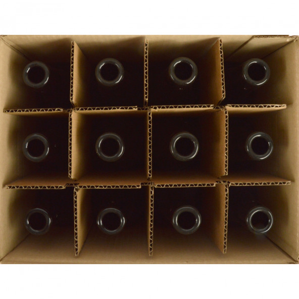 Bügelflasche 50 cl braun, ohne Verschluss, Karton 12 St. 1