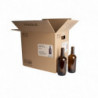 Bierflasche Porter 50 cl, braun, 26 mm, Karton 12 St. 0