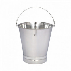 Graduierter Eimer aus Edelstahl - 10 Liter