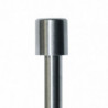 Abziehrohr 75 cm / 9 mm Edelstahl mit Antitrub 1