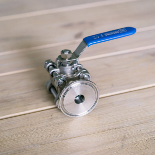 Ss Brewtech™ Kugelhahn 1.5"TC zu 1/2" IG NPT 1