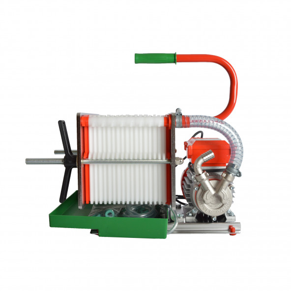 Schichtenfilter 2020 Edelstahl +Pumpe 18 Platten
