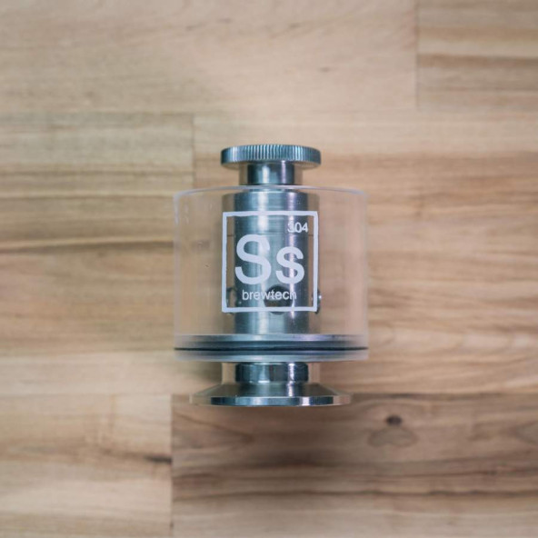 Ss Brewtech™ Sspunding Valve, einstellbares Druckbegrenzungsventil - 1,5" TC (ohne Skala)