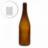 Bierflasche Belge, gerader Hals, 26 mm, 75 cl - Palette 1232 St. 0