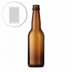 Einweg-Bierflasche Longneck 33 cl, 26 mm - Palette 3249 St.
