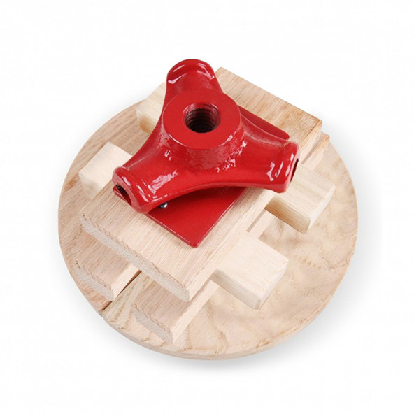 Vinoferm Obstpresse Korb aus Holz 18 l 3