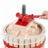 Vinoferm Obstpresse Korb aus Holz 18 l 2