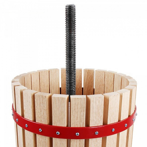Vinoferm Obstpresse Korb aus Holz 18 l 1